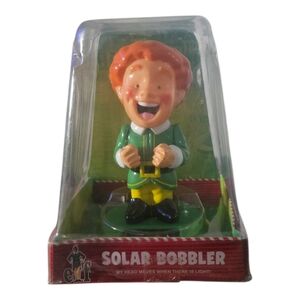 Solar Bobbler Dancing Bobble Head Buddy The Elf Christmas
